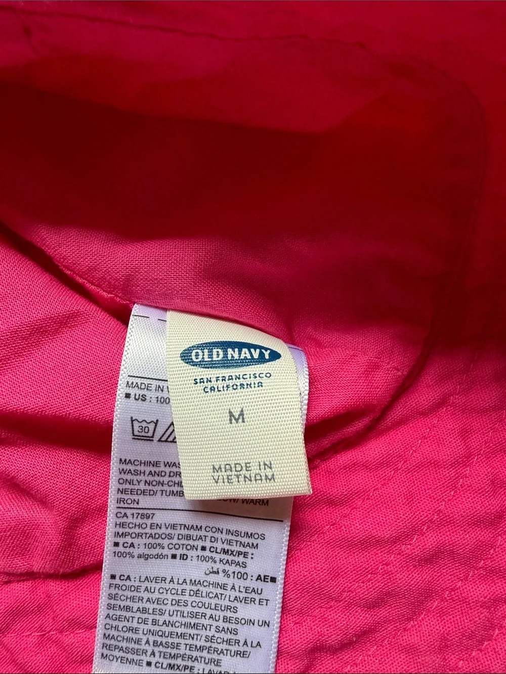 Old Navy Hot Pink Kids Sun Hat